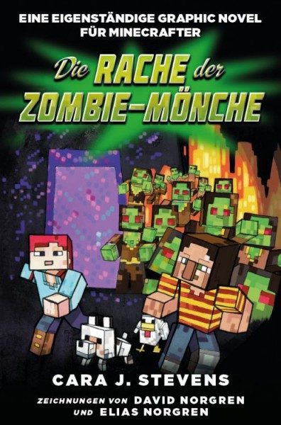 Die Rache der Zombie-Mönche - Graphic Novel für Minecrafter