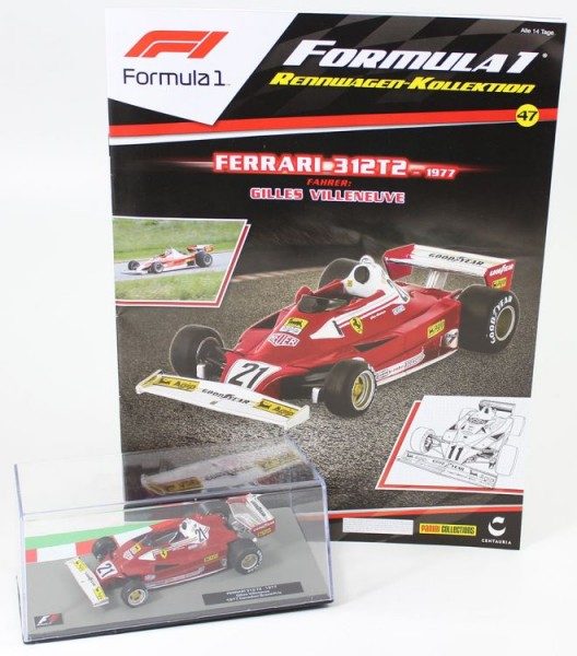 Formula 1 Rennwagen-Kollektion 47 - Gilles Villeneuve (Ferrari 312T2)