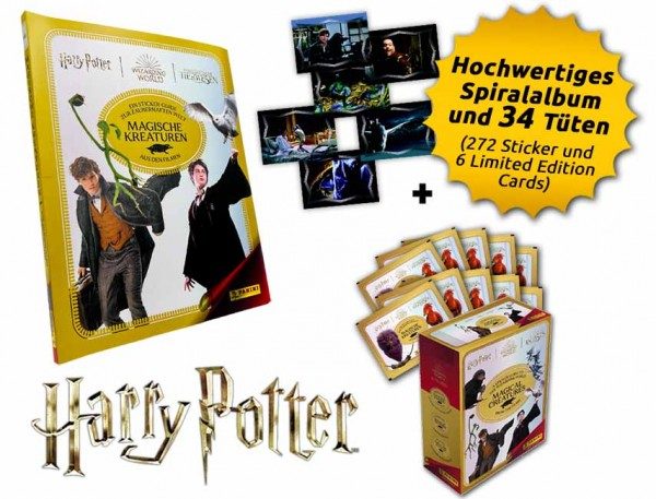 Harry Potter Sticker-Guide - Magische Kreaturen - Magizoologen-Bundle