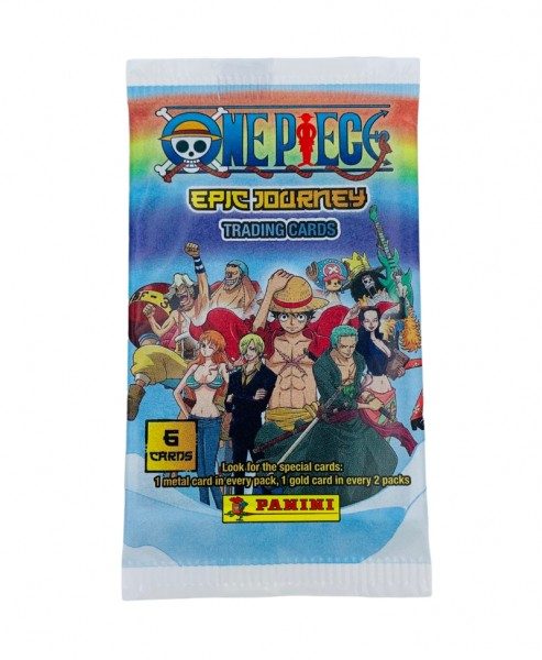 One Piece - Trading Cards - Flowpack mit 6 Sammelkarten