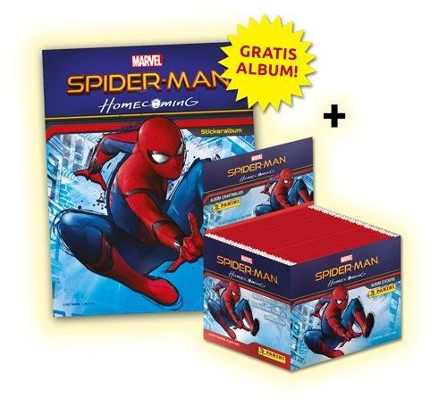 Spider-Man Homecoming Stickerkollektion - Bundle 1