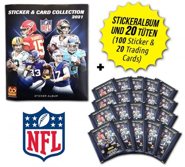 NFL 2021 Sticker & Trading Cards - Kickoff-Bundle