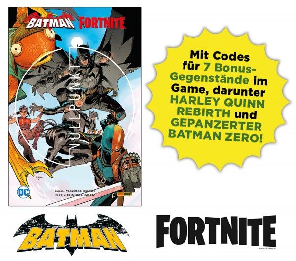Batman/Fortnite Nullpunkt Paperback Cover