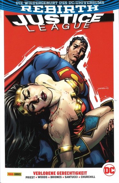 Justice League Paperback 6 - Verlorene Gerechtigkeit Cover