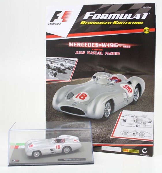 Formula 1 Rennwagen-Kollektion 20 - Juan Manuel Fangio (Mercedes W196S)