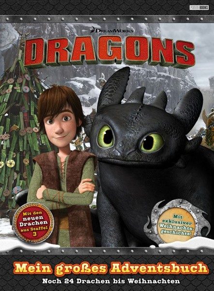 Dragons - Mein großes Adventsbuch - Noch 24 Drachen bis Weihnachten Cover
