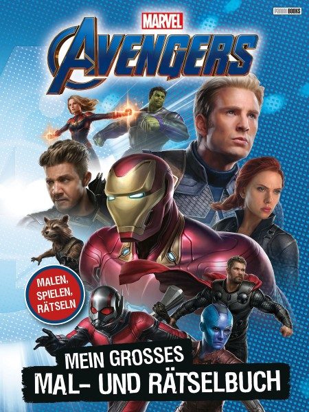Marvel Avengers - Mein großes Mal- und Rätselbuch Cover