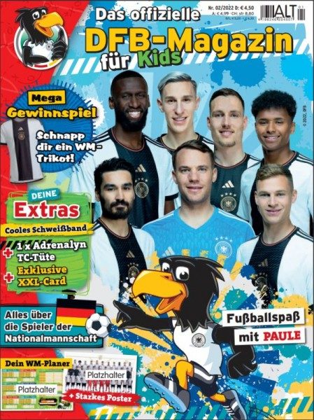 DFB-Fußballspaß mit Paule Magazin 02/22