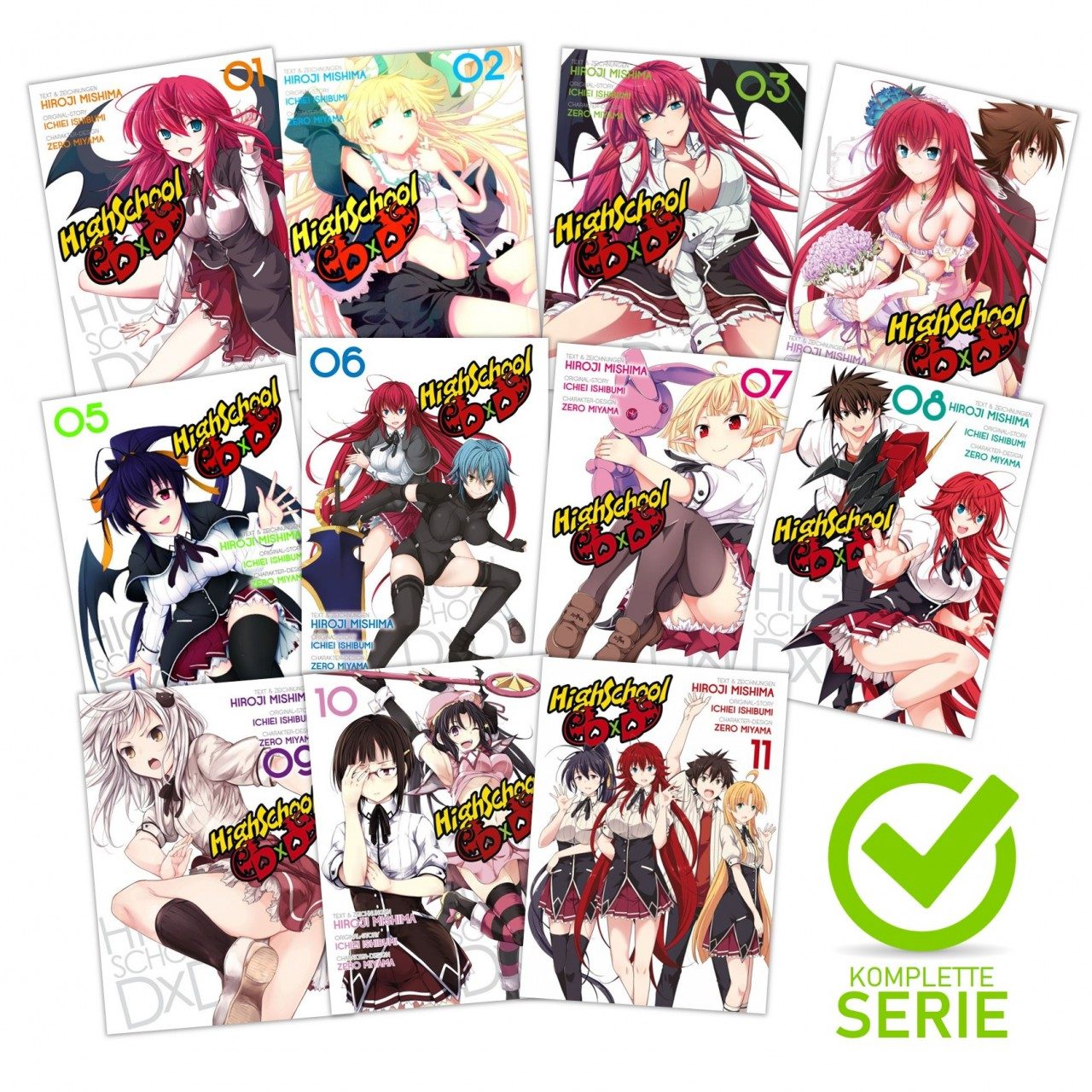 Panini Highschool DxD - Komplett-Bundle