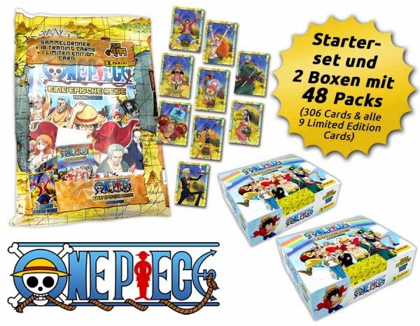 One Piece - Trading Cards - Mega-Bundle mit allen Limited Edition Cards der Kollektion