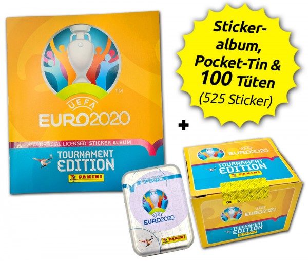 UEFA EURO 2020™ Tournament Edition - Offizielle Stickerkollektion - Box-Bundle