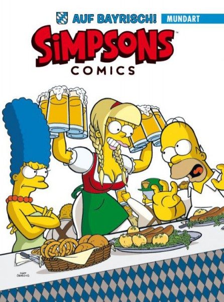 Simpsons Comics auf Bayrisch