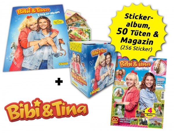 Bibi & Tina - Sticker - Box-Bundle mit Magazin
