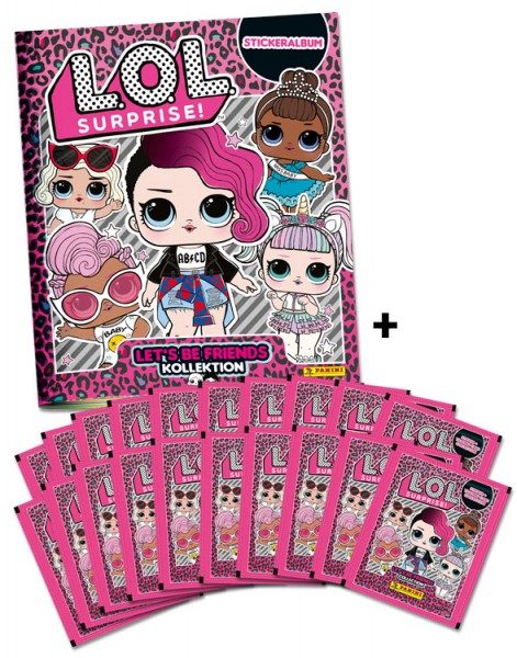 L.O.L. Surprise! Let's be Friends Sticker und Trading Cards 2019 - Sammelbundle Inhalt