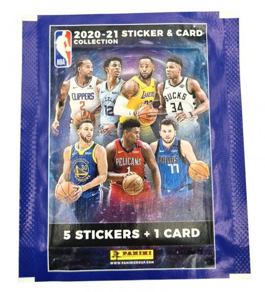 NBA 2020/21 Sticker & Trading Cards – Tüte