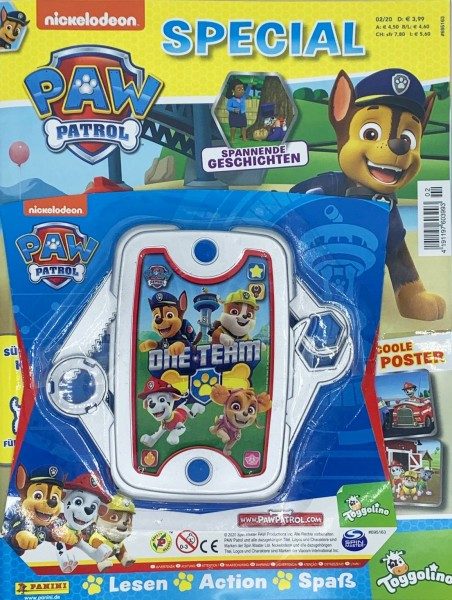 Paw Patrol Special Magazin 02/20 Packshot Cover mit Extra