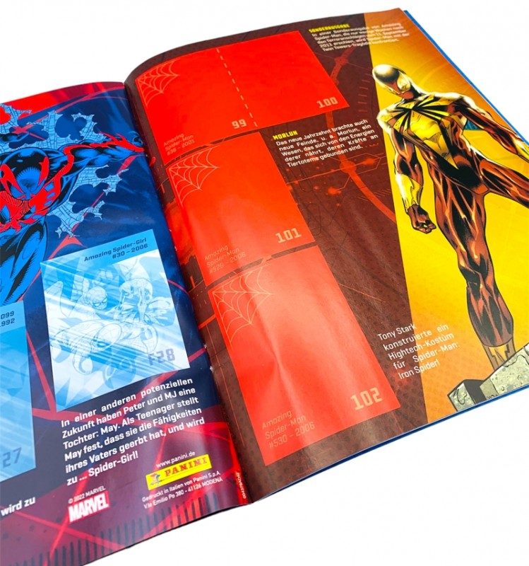 Spiderman 60eme Anniversaire - Blister 10 Pochettes + 1 Carte Edition à  Prix Carrefour