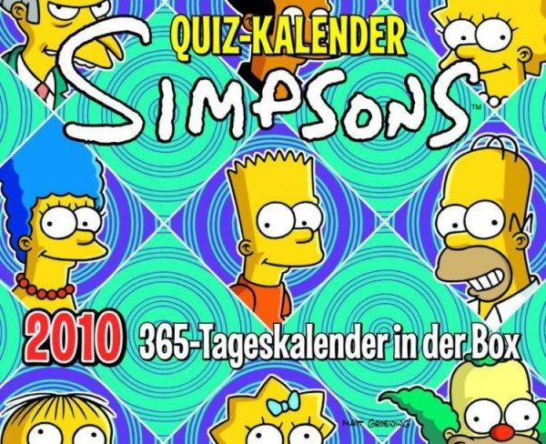 Simpsons - Quiz Kalender (2010) 365-Tageskalender in der Box