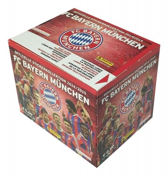 Bayern München Sticker-Kollektion 2014/15 - Box mit 50 Tüten