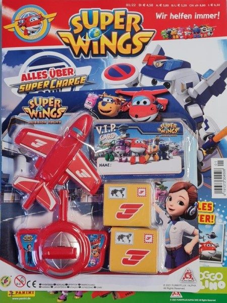 Super Wings Magazin 01/22 Foto Cover mit Extra
