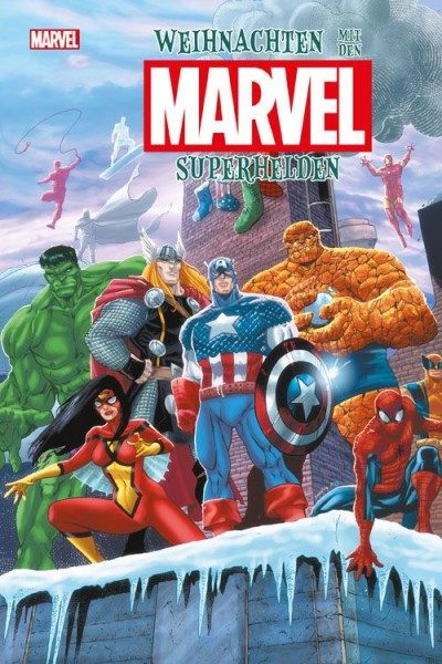 Weihnachten mit den Marvel - Superhelden Cover