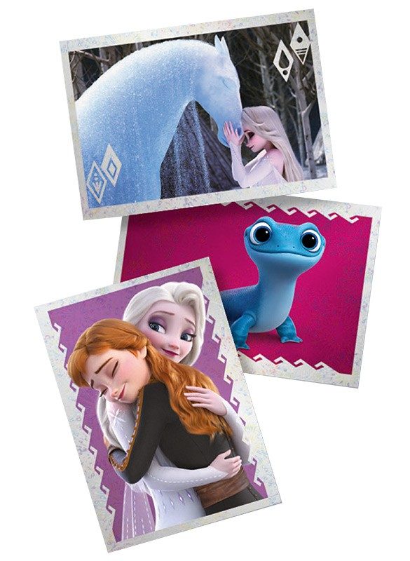 10 Tüten Sticker Album Disney Die Eiskönigin 2 Sammelsticker Frozen Crystal 