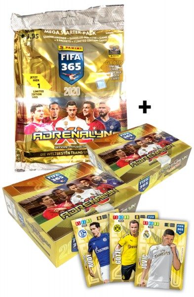 Panini FIFA 365 Adrenalyn XL 2020 Kollektion – Mega Bundle