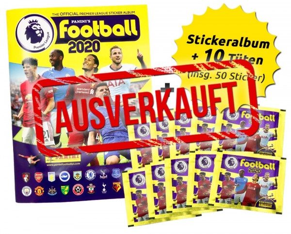 Premier League 2020 Stickerkollektion - Schnupperbundle ausverkauft