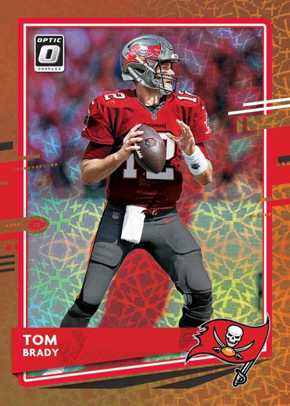 : 2020 Donruss Optic Football #92 Tom Brady Tampa Bay Buccaneers  Official NFL Trading Card by Panini America (Stock Photo Often Used,  centering may vary) : Collectibles & Fine Art