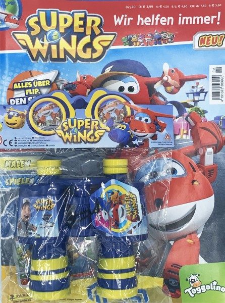 Super Wings Magazin 02/20 Cover mit Extra Fernglas
