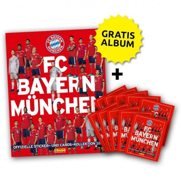 FC Bayern München - Offizielle Sticker- und Cards-Kollektion 2018/2019 - Minibundle