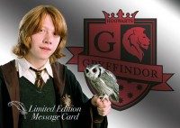 Harry Potter Ein Jahr in Hogwarts - Sticker & Cards - LE Card 1 - Ron Weasley