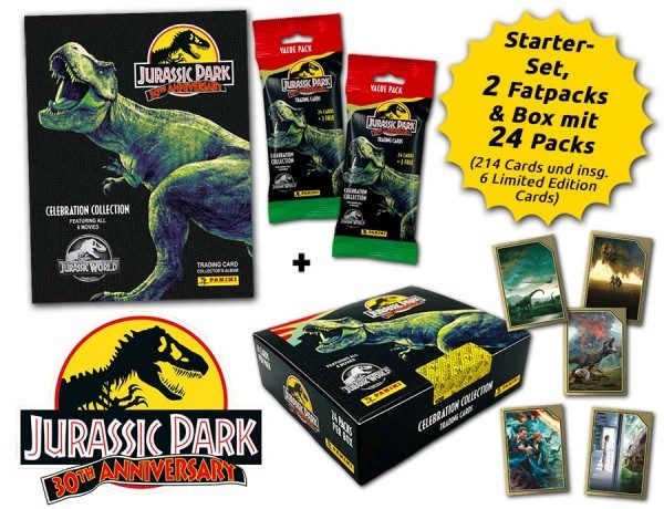 Jurassic Park 30th Anniversary Trading Cards - Sammel-Bundle