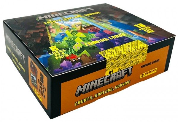 Minecraft - Create, Explore, Survive - Trading Cards - Box mit 18 Packs