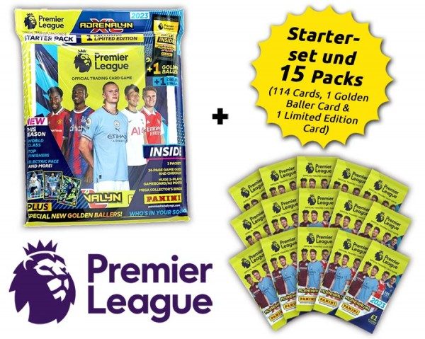 Panini Premier League Adrenalyn XL Trading Cards 2022/23 - Starter Bundle