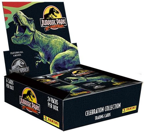 Jurassic Park 30th Anniversary Trading Cards - Box mit 24 Packs