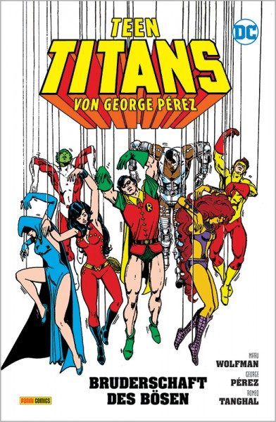 Teen Titans von George Pérez 2 - Die Bruderschaft des Bösen Hardcover Cover
