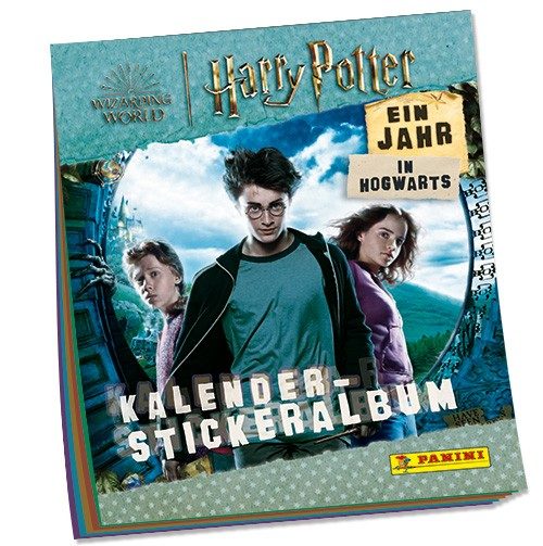 Harry Potter Ein Jahr in Hogwarts - Sticker  & Cards - Album in Kalenderform