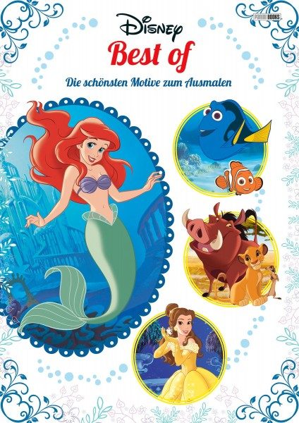 Disney - Best of - Die schönsten Motive zum Ausmalen - Cover