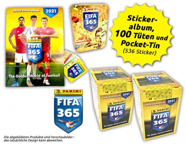 Panini FIFA 365 Stickerkollektion 2021 - Mega-Bundle