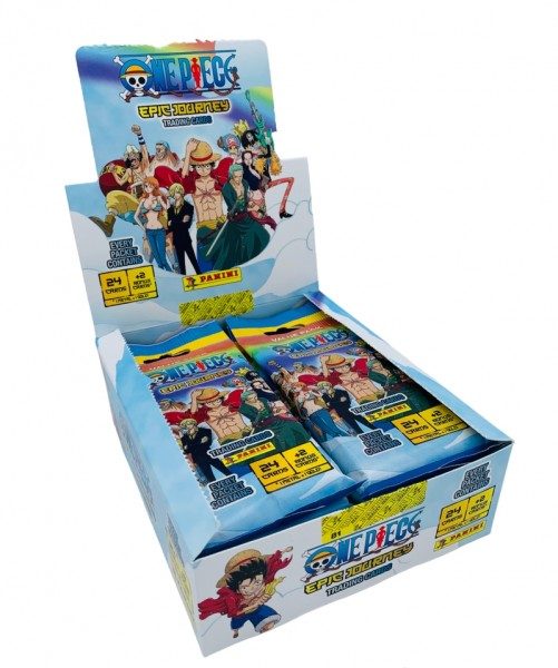 One Piece - Trading Cards - Box mit 10 Fatpacks offen