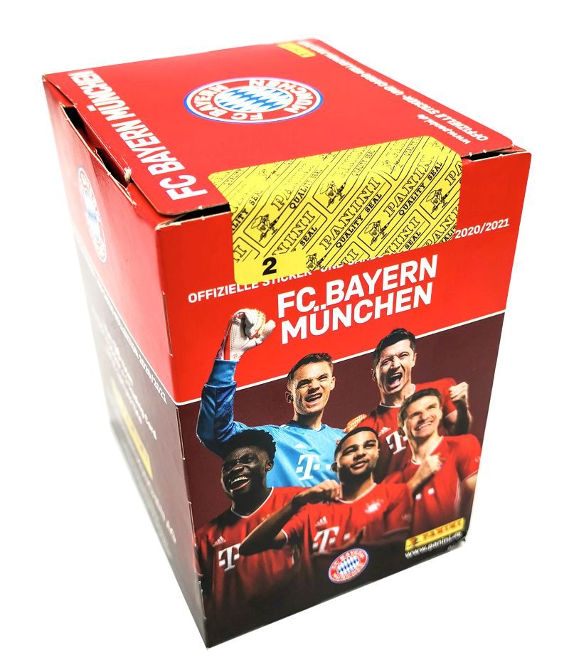 Sticker Panini und Cards-Kollektion 2020/2021-20 Tüten FC Bayern München 