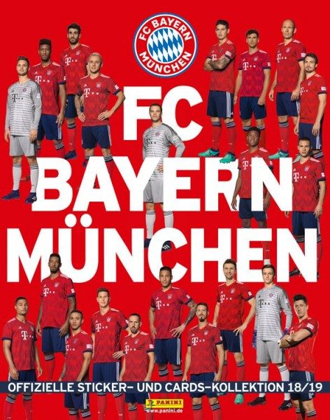 FC Bayern München - Offizielle Sticker- und Cards-Kollektion 2018/2019 - Album