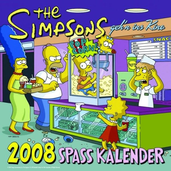 Die Simpsons - Wandkalender (2008)