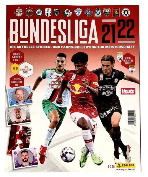 Panini Bundesliga Österreich 2021/22 Sticker & Cards Kollektion - Album 