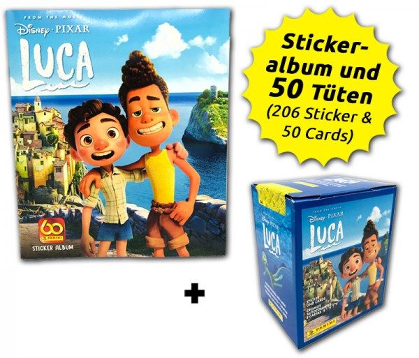 Luca Movie – Sticker & Cards Kollektion - Box-Bundle
