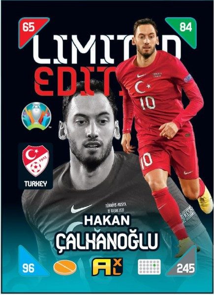 UEFA EURO 2020™ Adrenalyn XL™ 2021 Kick Off – LE Card – Hakan Calhanoglu (Türkei)