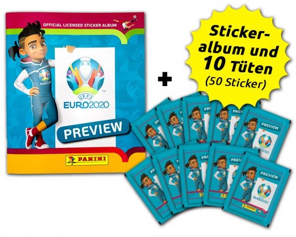 UEFA EURO 2020™ - The Official Preview Collection - Sticker - Starter-Bundle