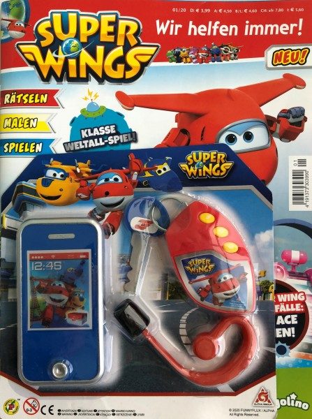 Super Wings Magazin 01/20 Cover mit Extra