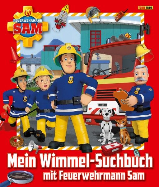Mein Wimmel-Suchbuch mit Feuerwehrmann Sam - Cover